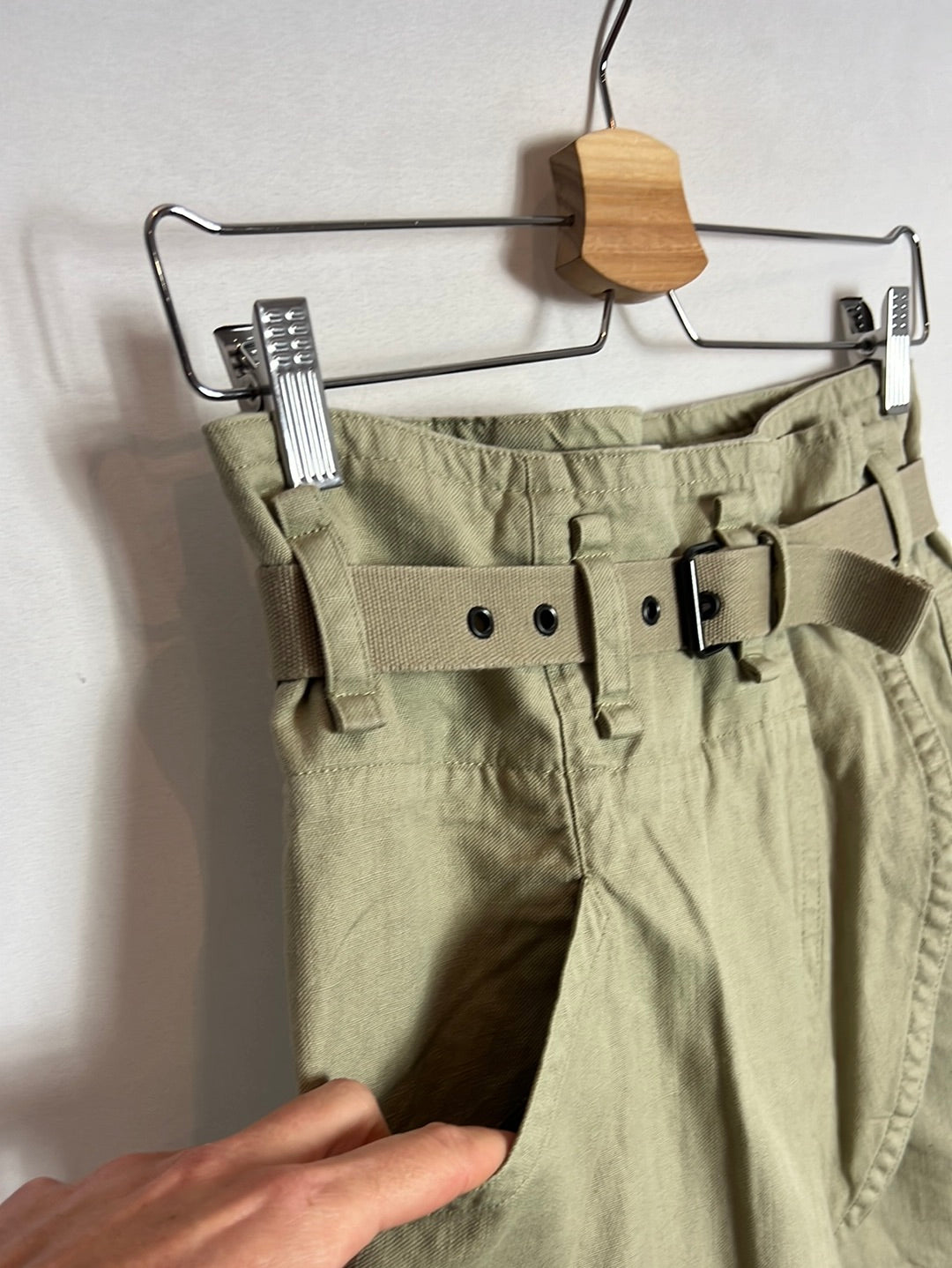 ISABEL MARANT ÉTOILE. Short denim ruffle skirt. T 34