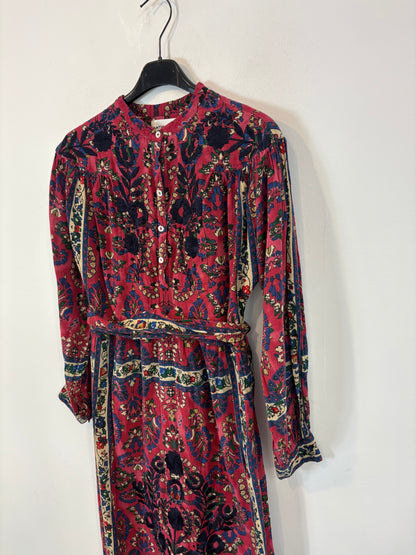 ANTIK BATIK. Vestido largo algodón estampado