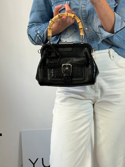 BIMBA Y LOLA. Bolso de mano piel