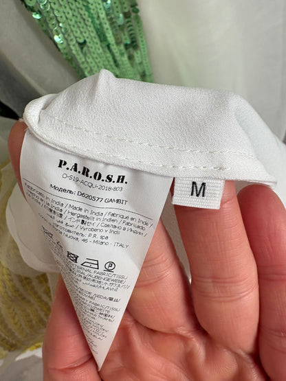 P.A.R.O.S.H. Falda midi tul lentejuelas