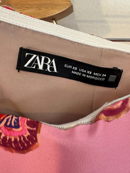ZARA. Mono estampado flores