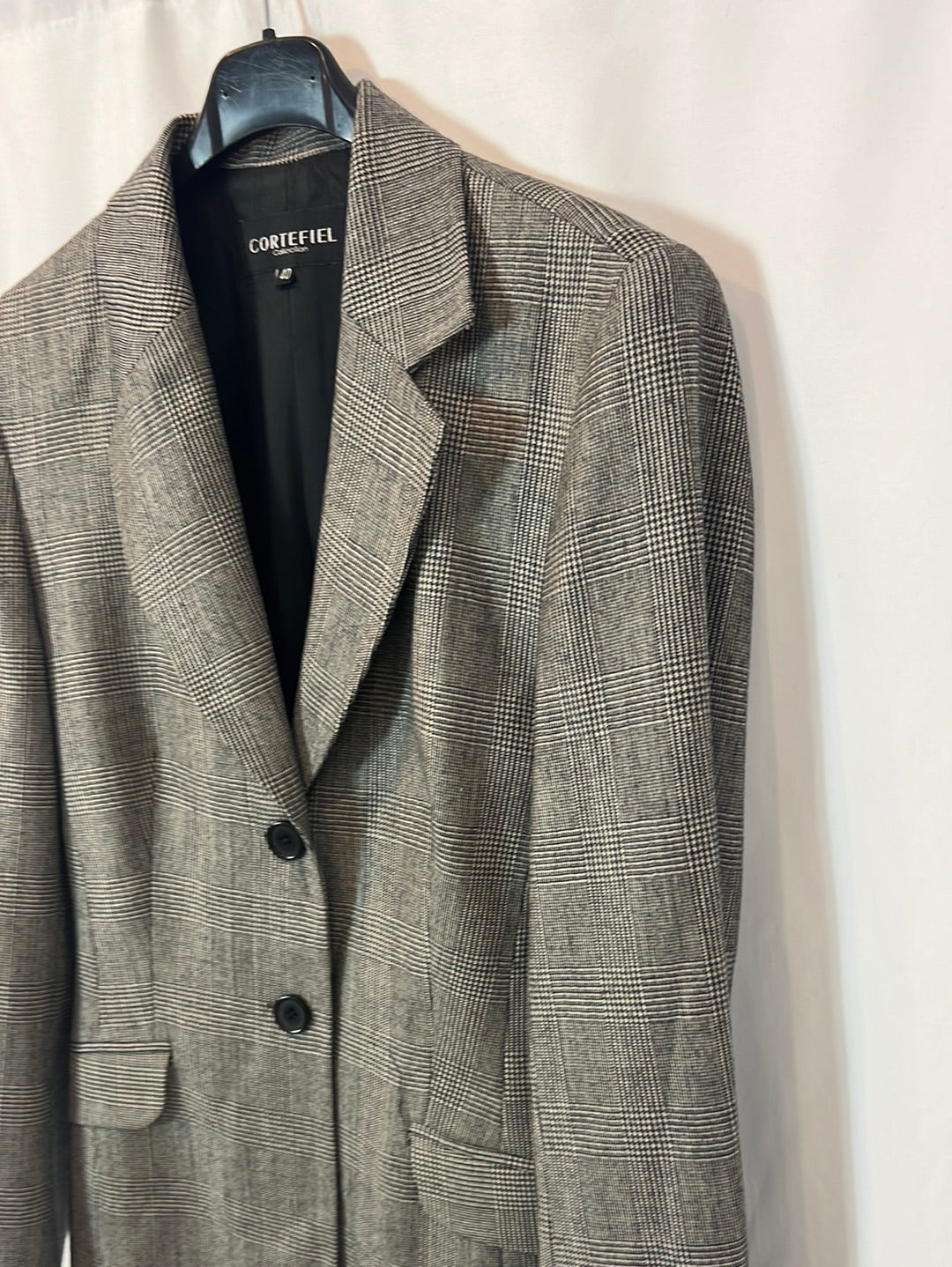 CORTEFIEL. Blazer bicolor para de galloT.40