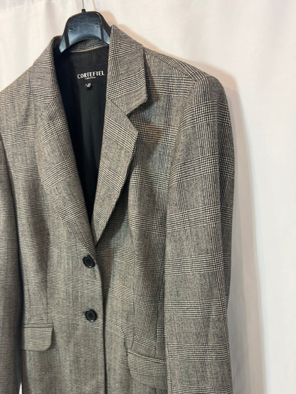 CORTEFIEL. Blazer bicolor para de galloT.40