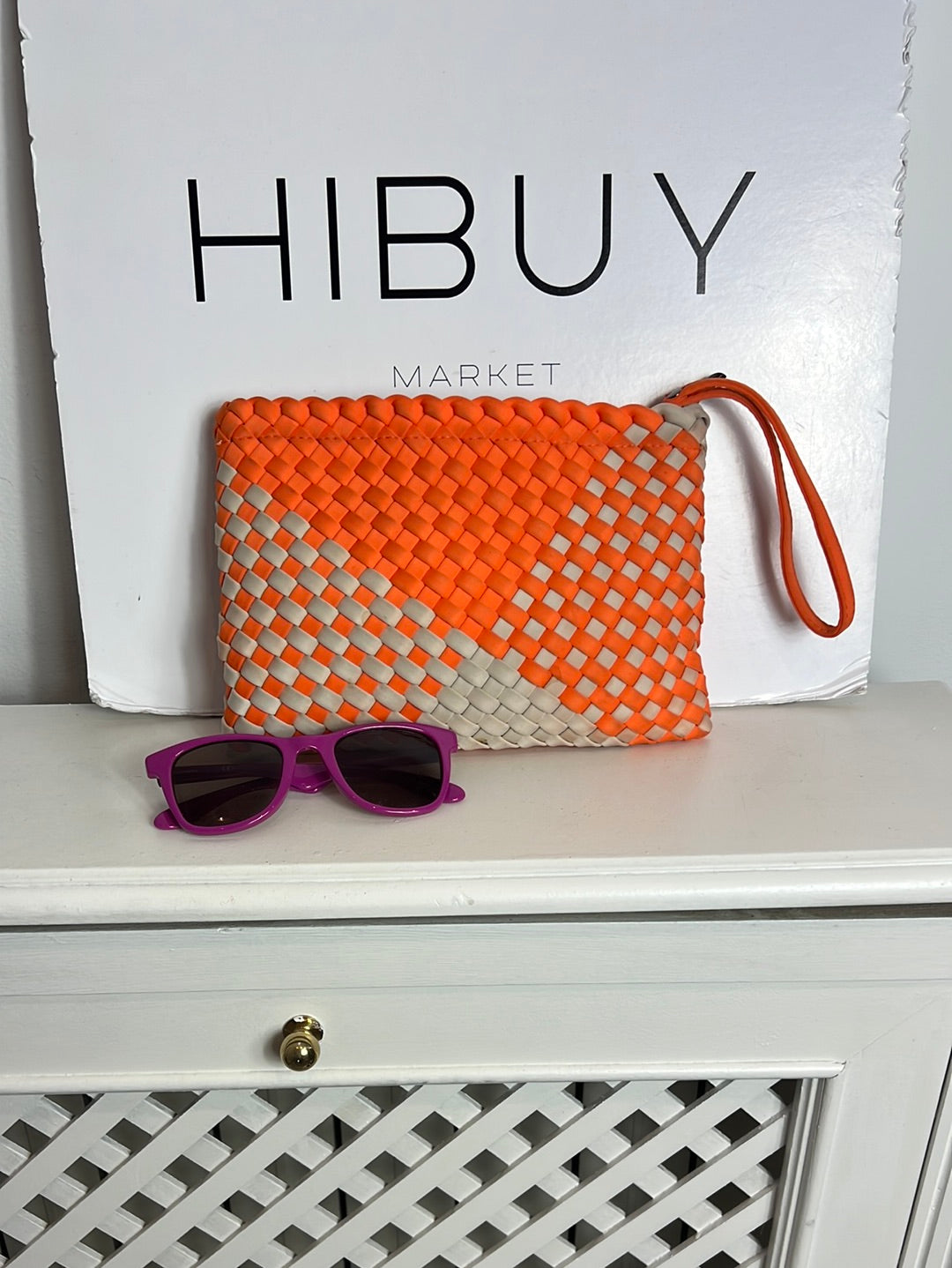 VANYLU. Bolso de mano tela trenzado( Tara)