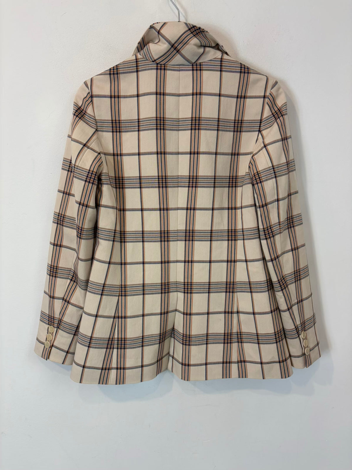 MAJE. Blazer fluida cuadros