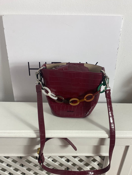 JO&MR.JOE. Bolso burdeos saco