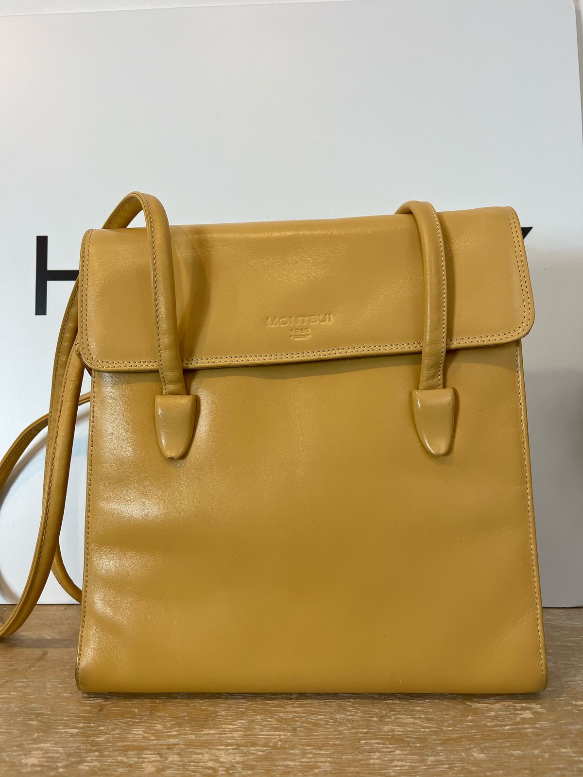 MONTBUI. Bolso piel efecto maletin