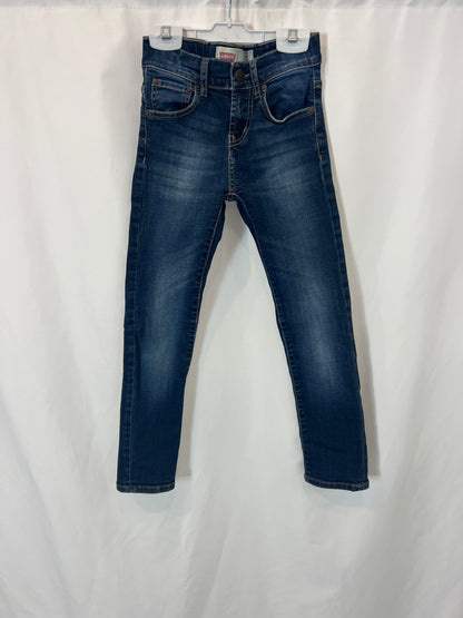 LEVI'S. Dark stretch skinny denim. Size 8 years