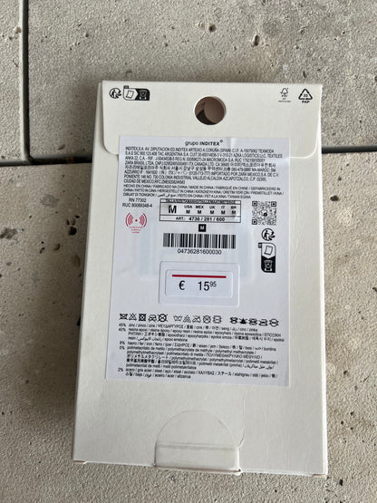 ZARA. Pendientes largos bolitas rojas. T M