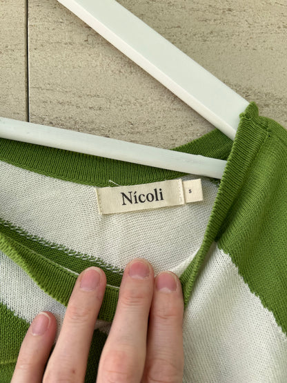 NICOLÍ. Vestido punto asimétrico T.s