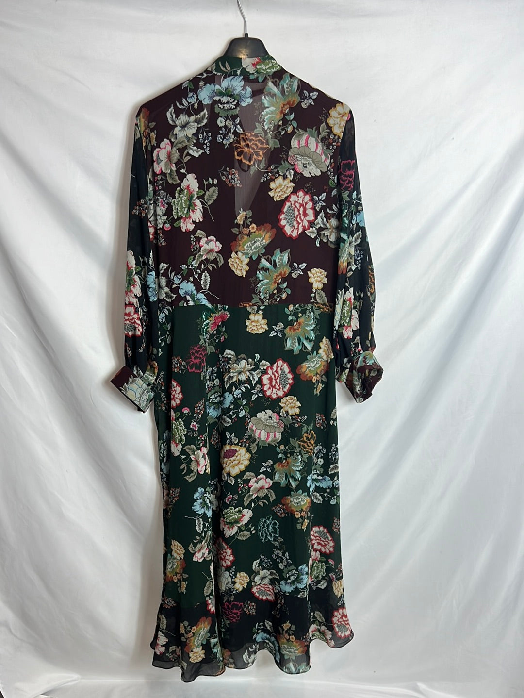 Floral Kimono Dress Kimono Verde De Zara Green Embroidered Kimono Tm