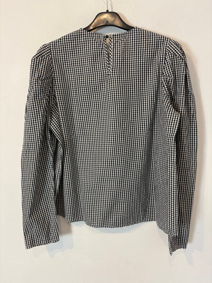 EXCUSEZ MOI. Blusa vichy detalle mangas