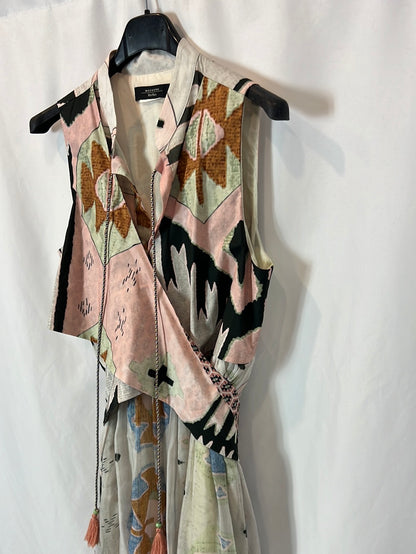 WEEKEND MAxMARA. Double-textured midi dress. TS