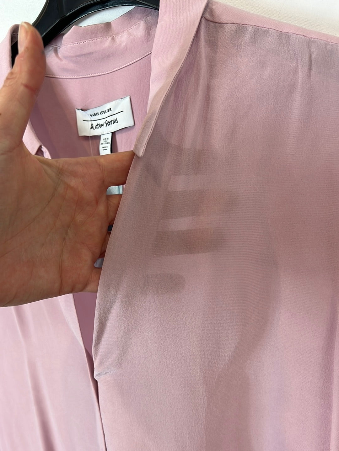 &OTHER STORIES. Blusa rosa fluida T.40