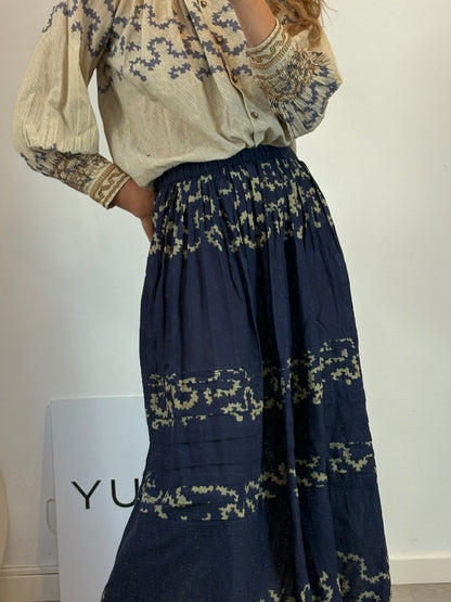 CORD. Blusa volumen estampada
