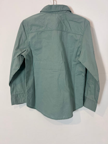 H6M. Classic green shirt. Size 5-6 years