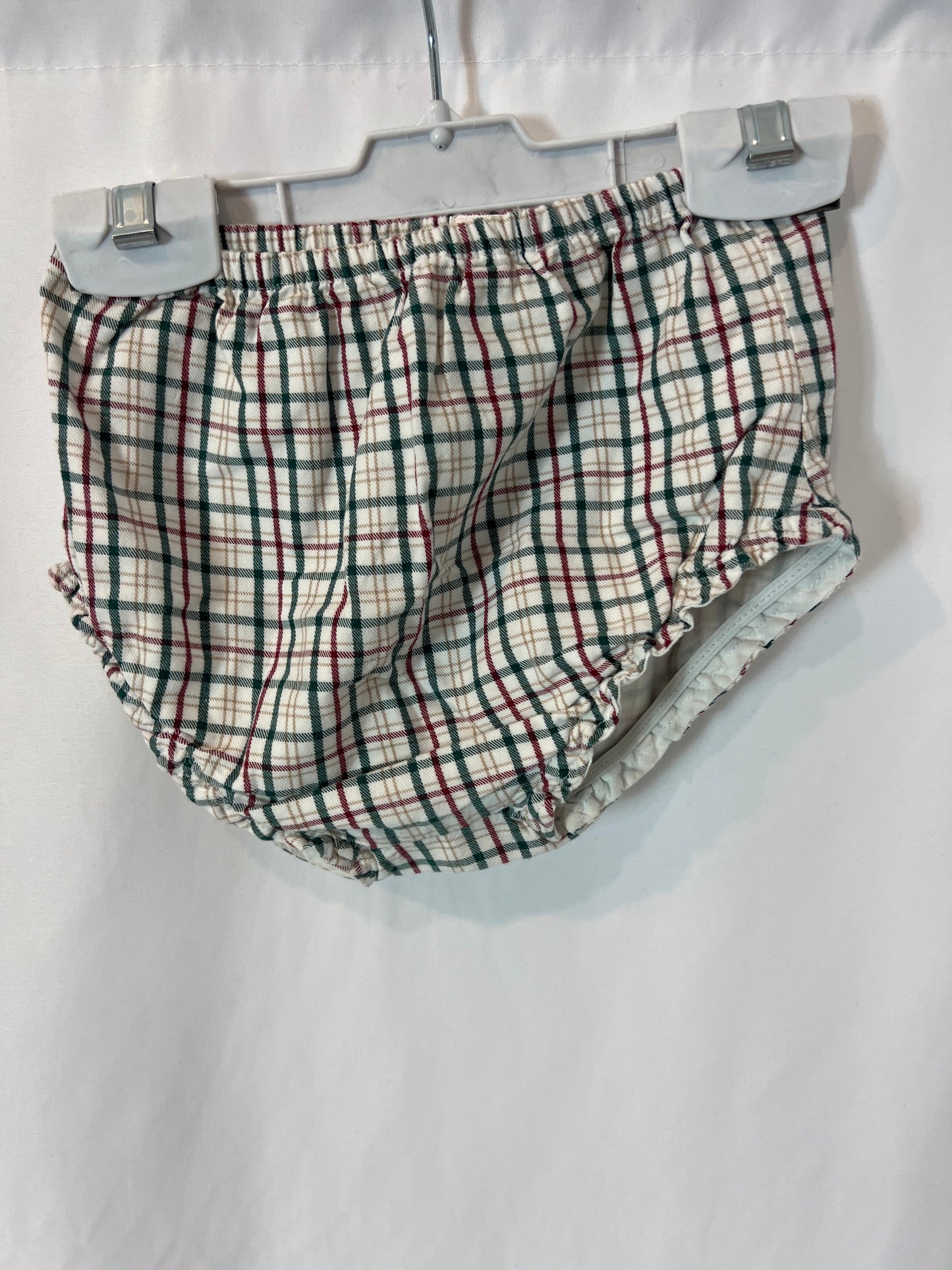 GOCCO. Vestido cuadros botones lateral. T 18-24 meses