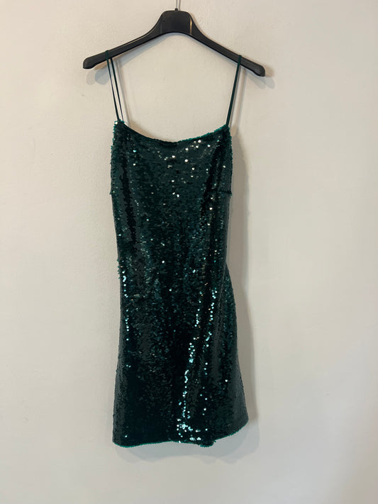 ZARA. Vestido corto lentejeulas