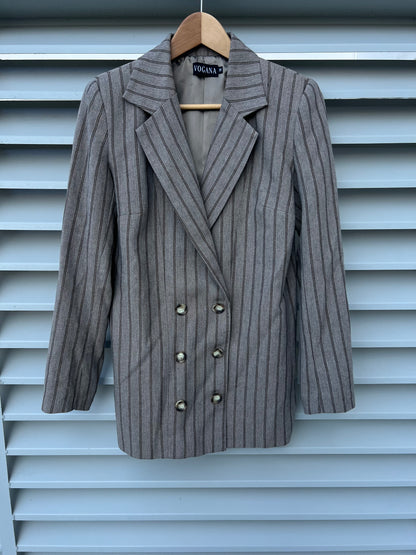 MAROLA. Mustard textured wool skirt. S/M