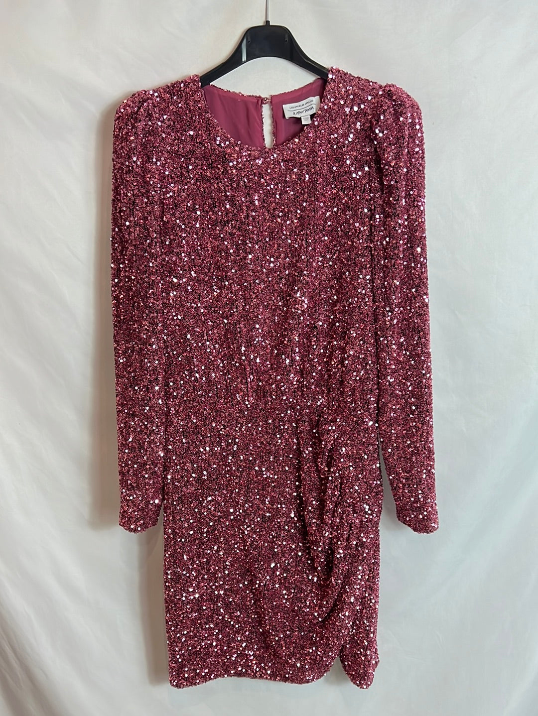 and other stories pink sequin dress Strappy Sequin Mini Dress - Pink