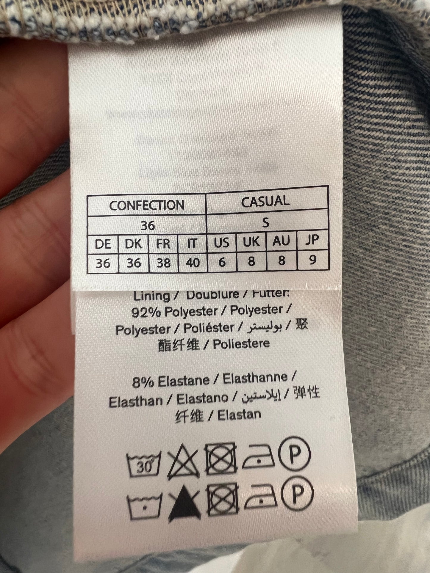 ROTATE. Cazadora vaquera oversized T.s