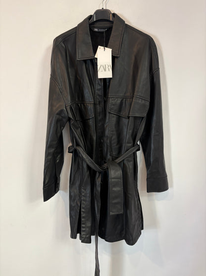 ZARA. Jacket with mottled gray wool. TS