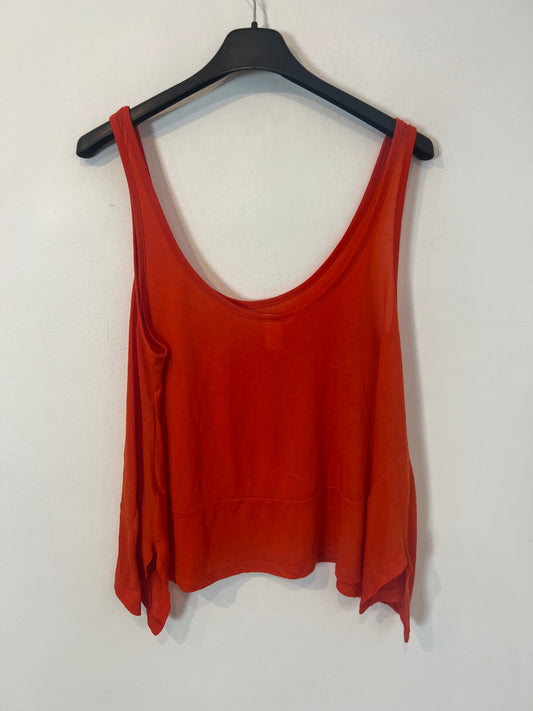 H&amp;M. Orange Flowy Top Tm