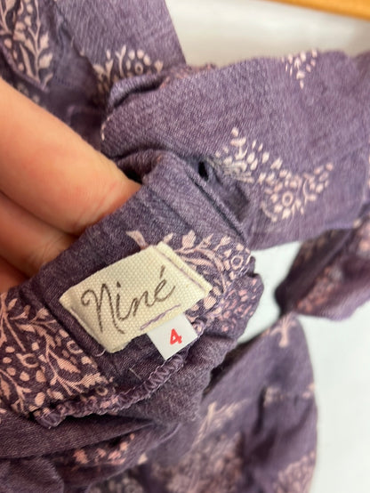 MINÉ. Ranita morada tirantes. T 4 años