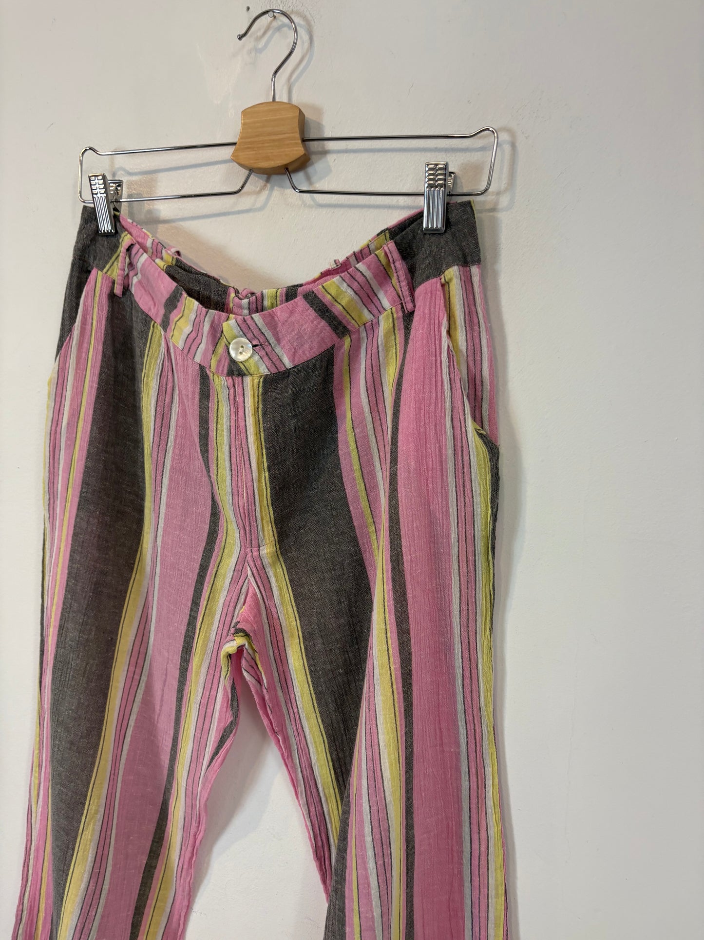 GIMAGUAS. Pantalón algodón rayas