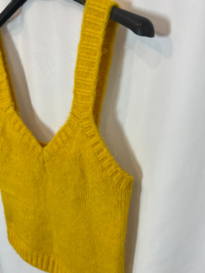 OTHERS. Yellow knit top TU(M)