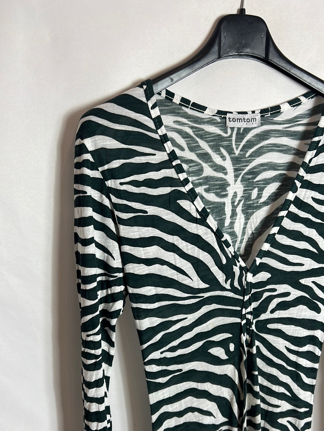 TOMTOM. Vestido largo estampado. T S