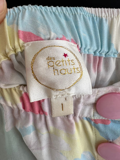 DES PETITS HAUTS. Falda midi abotonada colores T.s