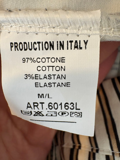 OTRAS. Pantalón rayas pata ancha