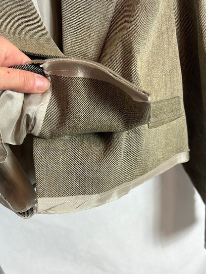 ZARA. Total look verde jaspeado. T XS