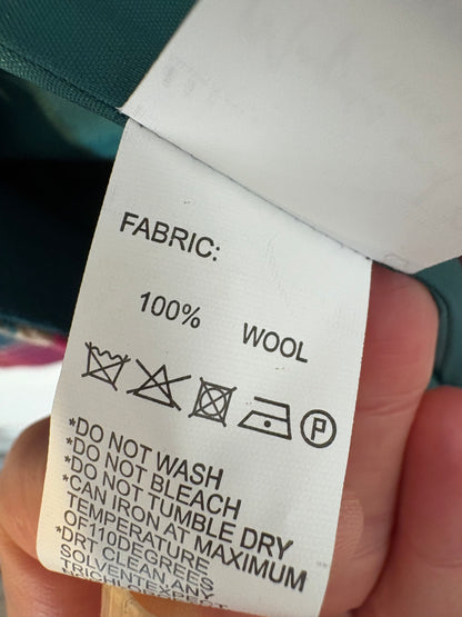 MAQUIS & CO. Abrigo largo cuadros solapa terciopelo