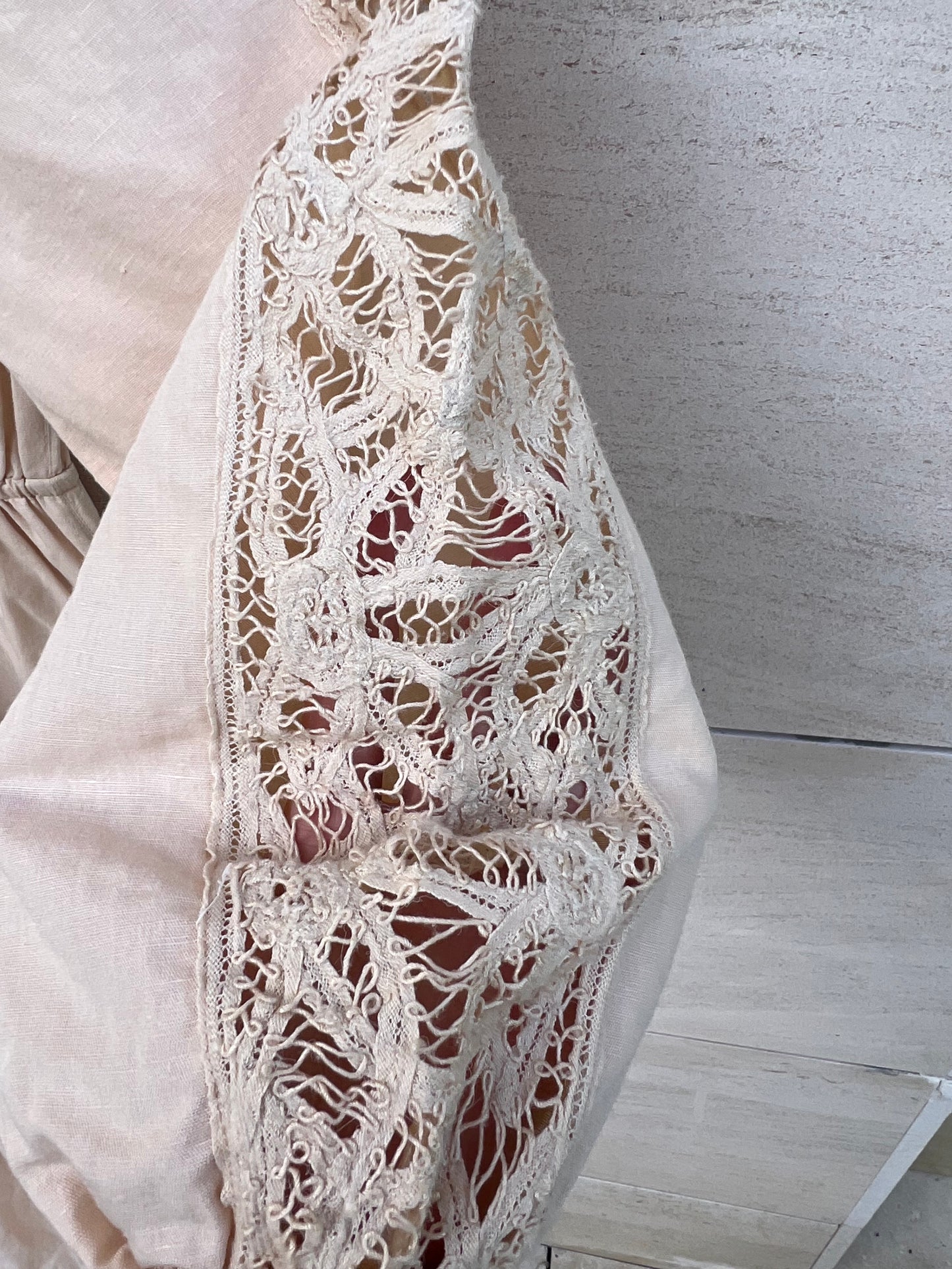 Beige long dress S.36