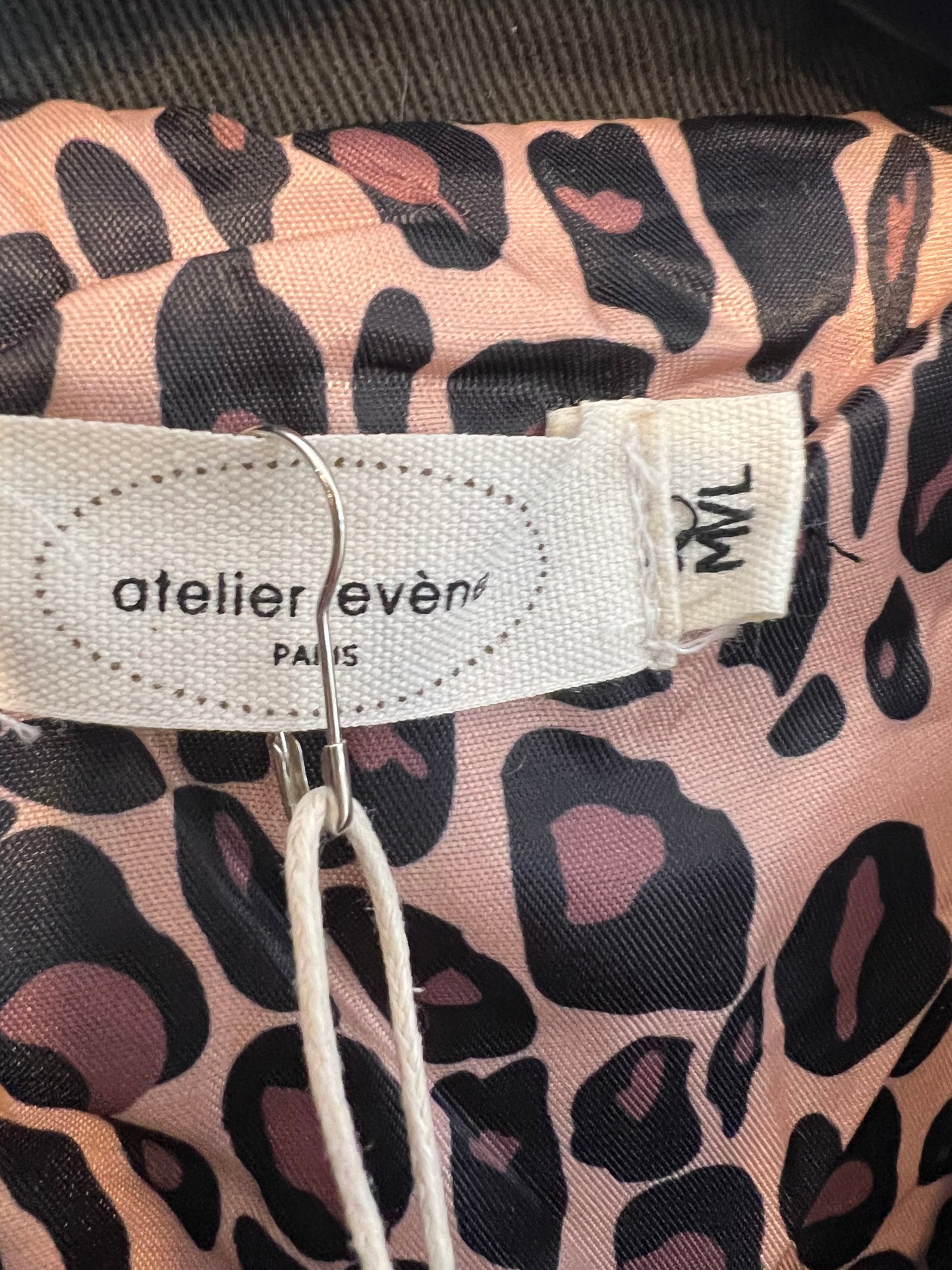 ATELIER EVENE. Dark olive green jacket. TS/M