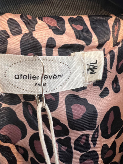 ATELIER EVENE. Dark olive green jacket. TS/M