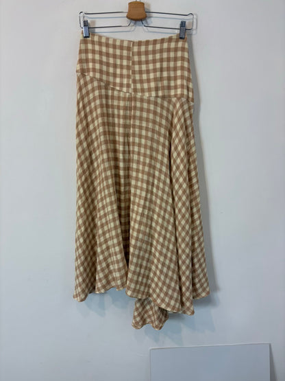 IQ COLLECTION. Conjunto top y falda vichy