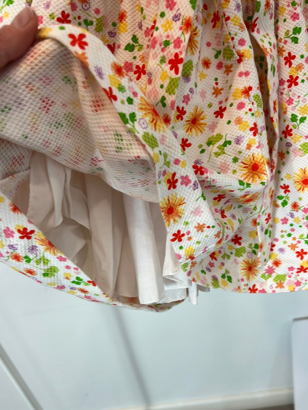 IN EXTENSO. Vestido estampado piqué. T 18 meses