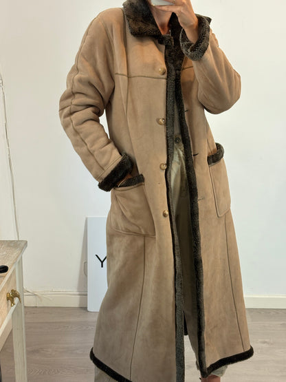 BARONIA. Vintage double-textured coat, size 38