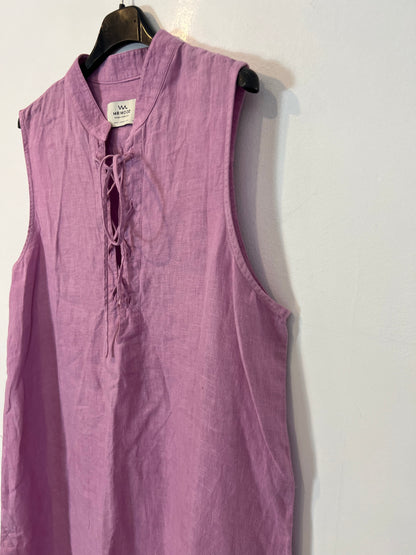 MR MOOD. Vestido malva lino  T.1(s)