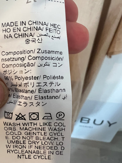 OTHERS. Beige caftan-effect dress, size 3XL