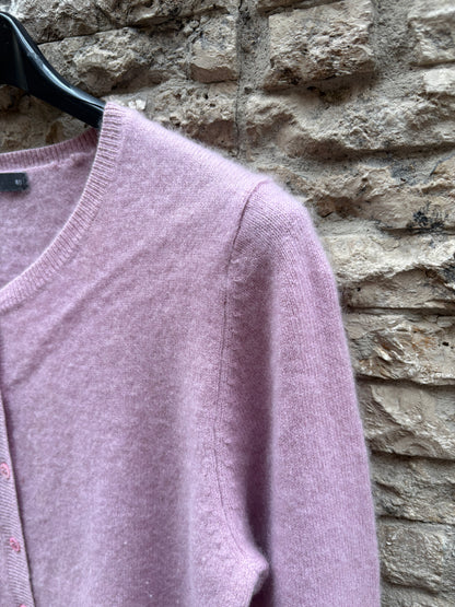 EASY WEAR. Chaqueta malva cashmere