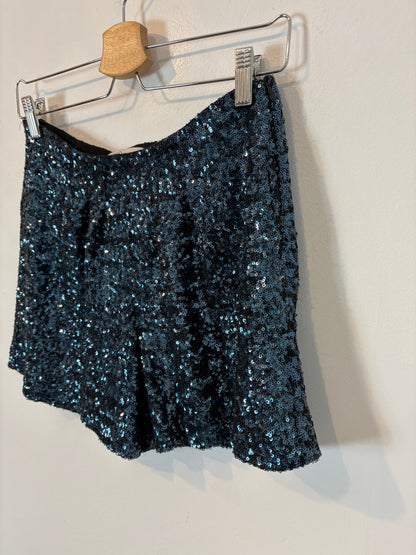 MAJE. Conjunto blazer y short lentejuelas. T S/M