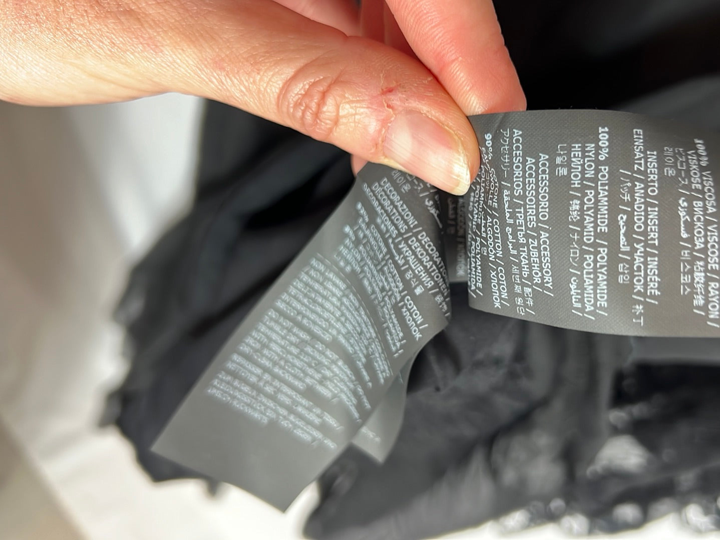 ERMANNO SCERVINO. Vestido negro seda y encaje. T 42