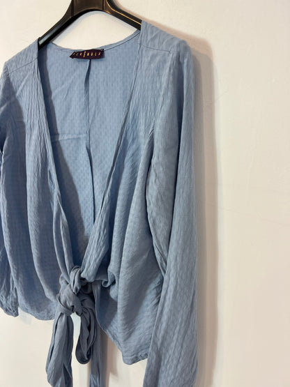 SPINNING TREES. Blue top with Your details(S)