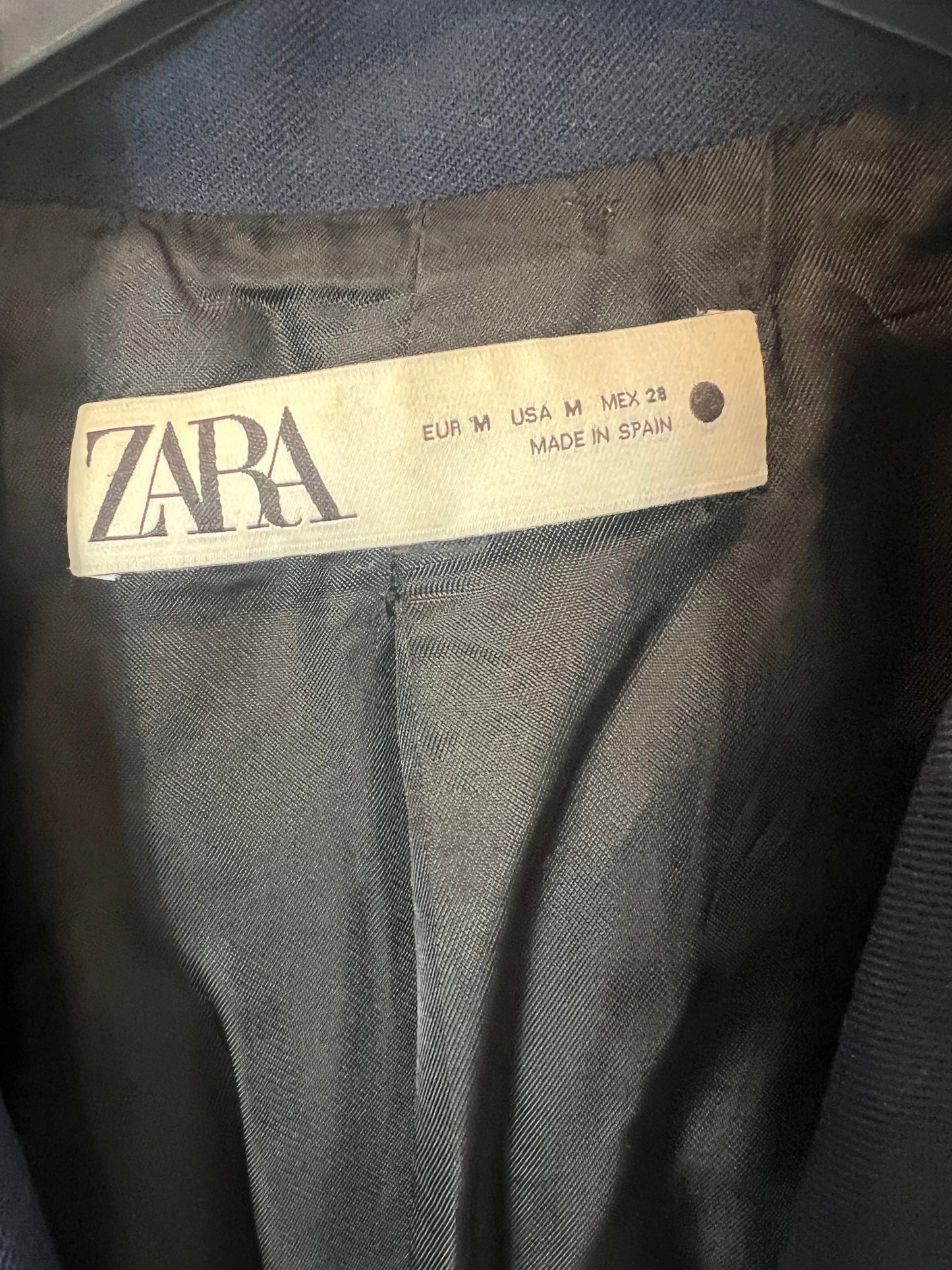 ZARA. Chaqueta azul botones dorados. T M