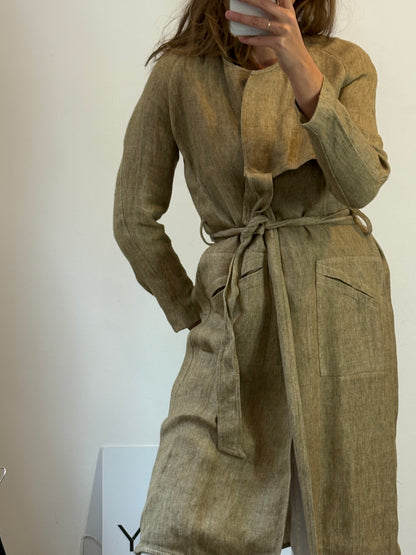 INTROPIA. Chaqueta ligera lino rústico