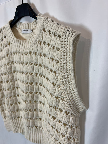 FÓRMULA JOVEN. Top beige punto T.s